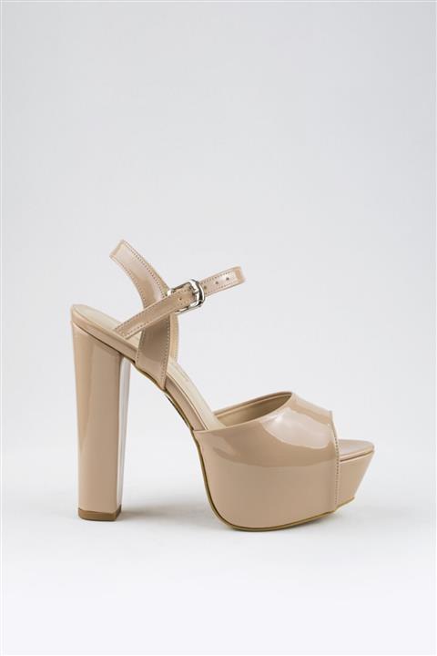 Mepa Ayakkabı Ten Rugan Komple Açık Ayakkabı