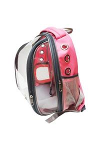 Bacco Milano Eco Astronot Kedi Köpek Taşıma Çantası Pembe