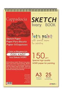 Etika Sketchbook Cappadocia A3 Spiralli Eskiz Defteri 150 gr 25 Yaprak