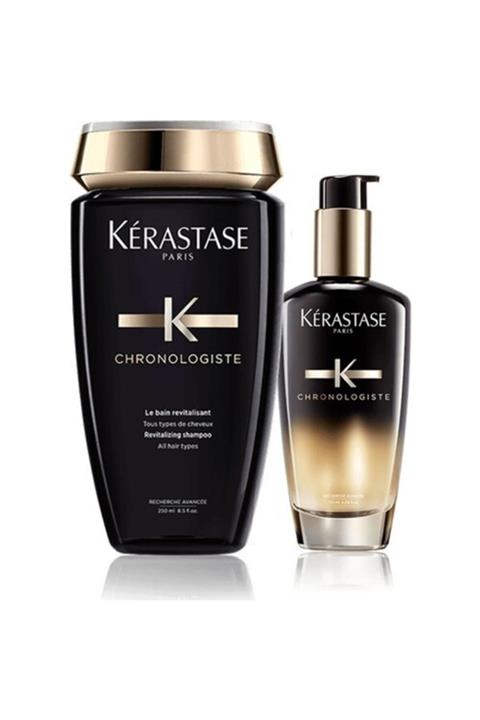 Kerastase Chronologiste Canlandırıcı Şampuan 250ml+ Canlandırıcı Parfümlü Yağ 120ml