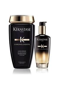 Kerastase Chronologiste Canlandırıcı Şampuan 250ml+ Canlandırıcı Parfümlü Yağ 120ml