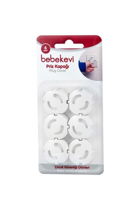 Bebekevi Çocuk Emniyeti 6'lı Priz Kapağı
