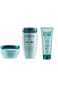 Kerastase Yıpranmış Saçlar Için Şamp 250ml+force Architecte Maske 200ml+ciment Anti-usure Krem 200ml