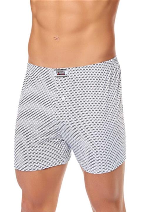 Tutku Seher Yıldızı Düğmeli Desenli Boxer 3'lü Paket