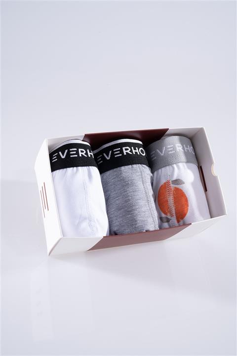 everhold Everfruit Desenli Pamuklu Erkek 3'lü Boxer