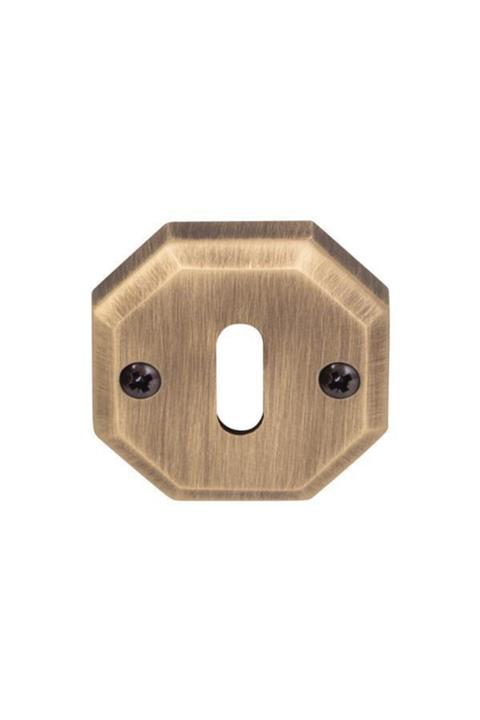 Hafele Yuvarlak Oda Kapı Kolu Rozeti 55mm, Antik Bronz Renk