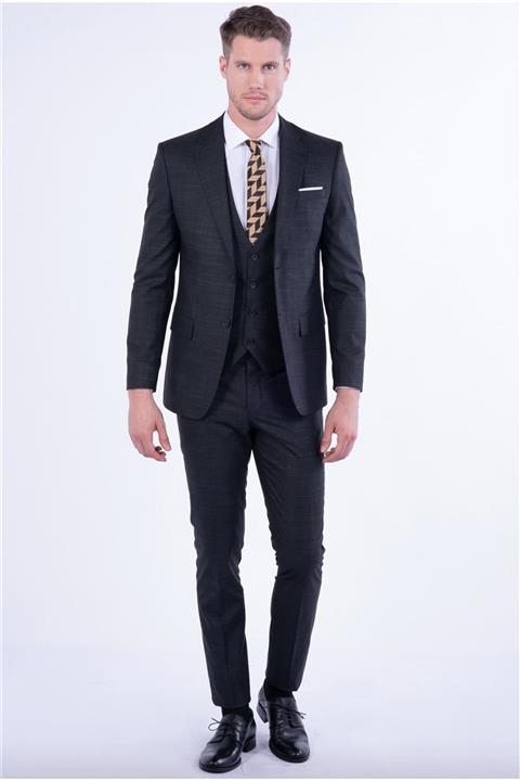 Efor Tk 811 Slim Fit Siyah Spor Takım Elbise