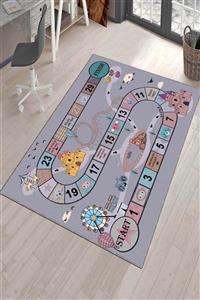 NeluxHome Kaymaz Tabanlı Makinede Yıkanabilen Puzzle Bulmaca Eğitici Çocuk Oyun Halısı Kd056