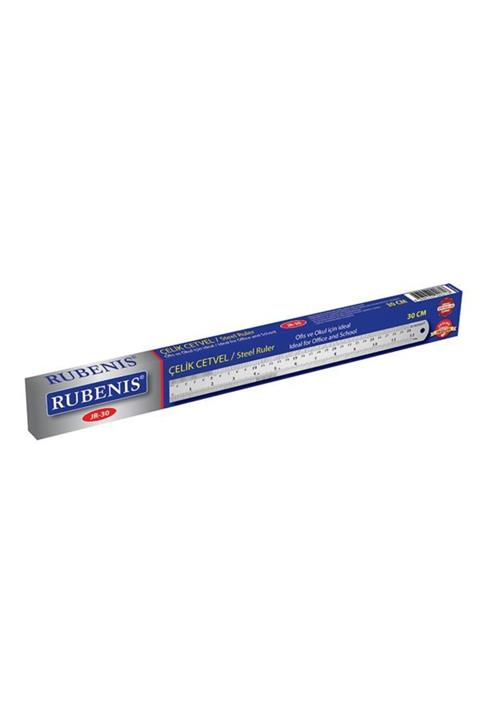 Rubenis Jr-30 Çelik Cetvel 30 cm