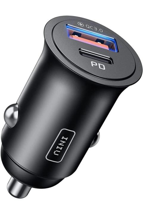 Anunnaki 60w Araç Hızlı Şarj Cihazı Qc 3.0 5a Pd Usb + Type C Araç Şarj Aleti