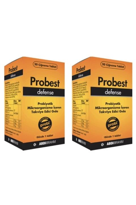 ABDİİBRAHİM Probest Defense 20 Çiğneme Tablet 2 Adet-skt:04/2021