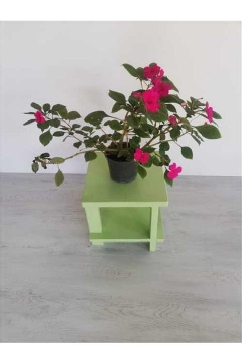 inci mobilya ahşap Fıstık Yeşil Ahşap Sehpa