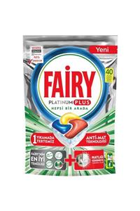 Fairy Platinum Plus 40 Yıkama Bulaşık Makinesi Deterjanı Kapsülü