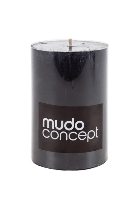 Mudo Concept Sütun Mum Siyah 7x10 Cm