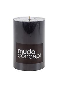 Mudo Concept Sütun Mum Siyah 7x10 Cm