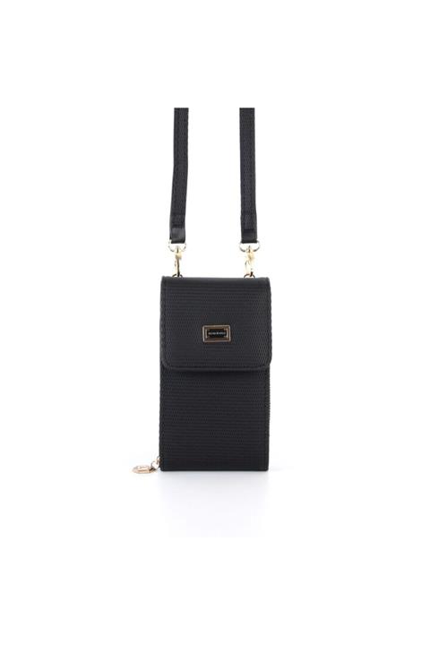 Silver Polo Kadın Siyah Cüzdan Çapraz Çanta