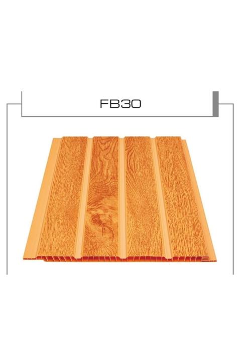 Flaş Group Pvc Tavanlık Plastik Tavan Ve Duvar Lambri Fugalı Meşe Lambri 200cm