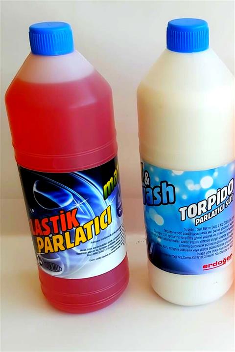 Max&Wash 1 kg Torpido Göğüs Parlatıcı Sütü ve 1 kg Oto Lastik Parlatıcı 2'li Set