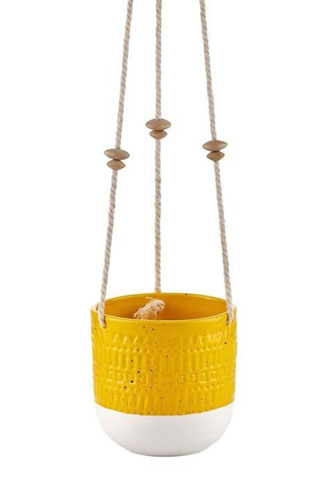 The Mia Çiçeklik - 13 Cm Sarı Dkr0058