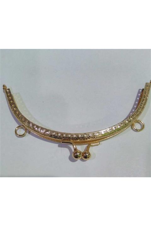 Bemsa Metal Çanta Ve Cüzdan Sapı Boyu 16 Cm. Gold Rengi