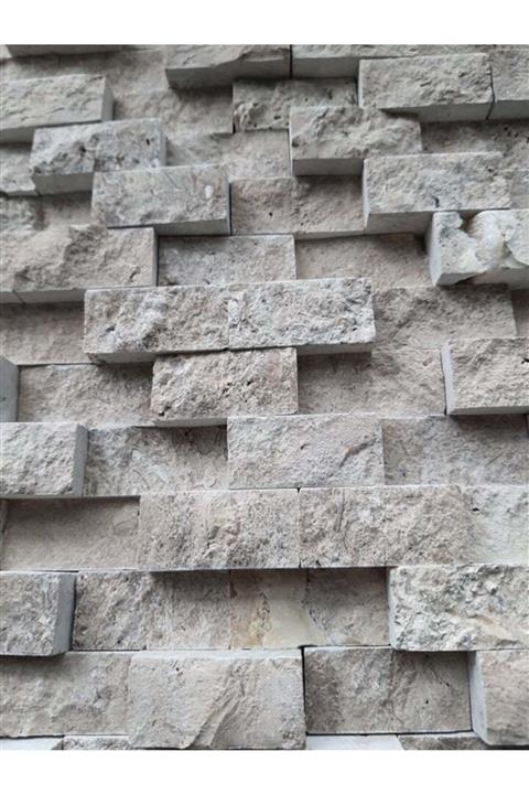 edoğaltaş Noche 3 Boyutlu Patlatma Fileli Doğal Taş (0.45M2) Pt006