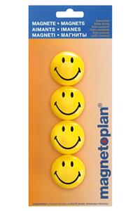 Magnetoplan Smiley Mıknatıs 40 Mm - 4 Adet