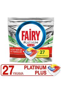 Fairy Platinum Plus 27 Yıkama Bulaşık Makinesi Deterjanı Tableti /Kapsülü