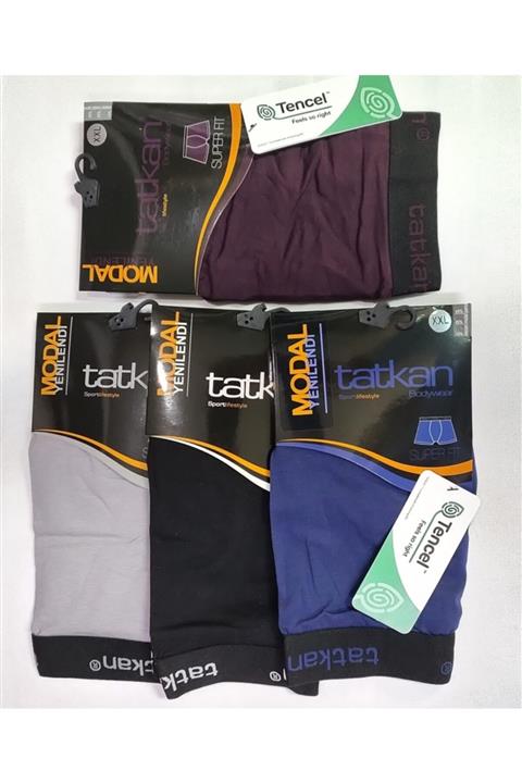 tatkan Erkek Bordo Boxer 4 Adet