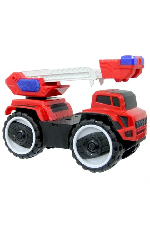 Burnis Toy Trend Fire Rescue Sesli Işıklı Sürtmeli Itfaiye Oyuncak