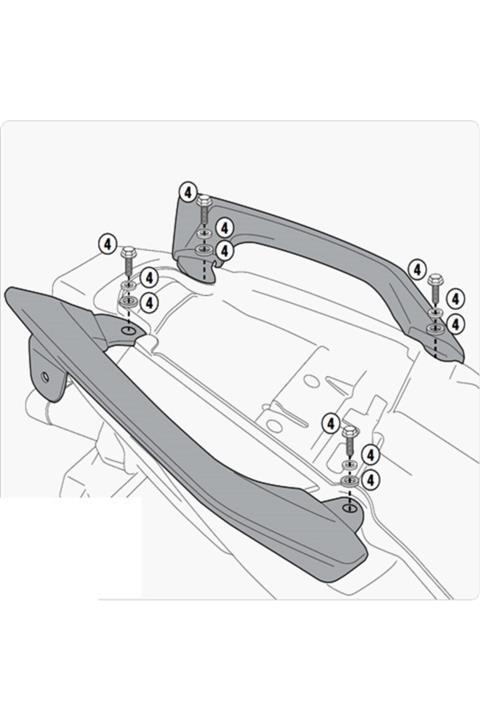 Givi 4103kit Kawasaki Versys 650 (10-14) Yan Çanta Taşıyıcı Baglantı Kiti