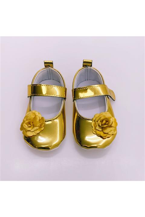 Papulin Çiçekli Cırtlı Patik