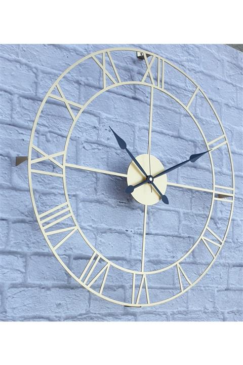 Markakanvas Metal Duvar Saati Çap 60 Cm