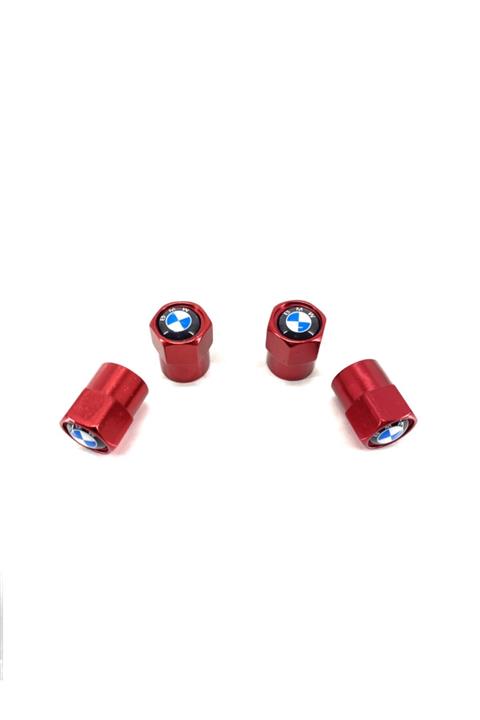 Bmg Otomotiv Bmw Altıgen Sibop Kapağı Kırmızı\t(4 Adet)