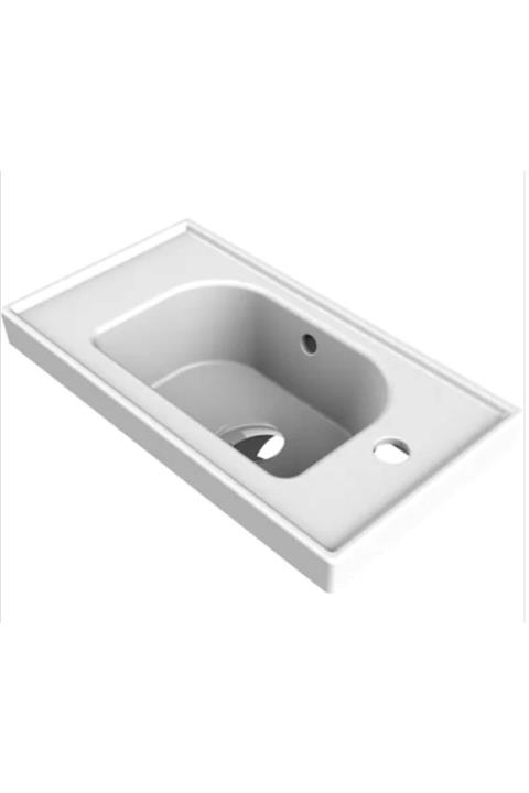 TURKUAZ Frame Etajerli Lavabo 50x28 Sağ Delikli