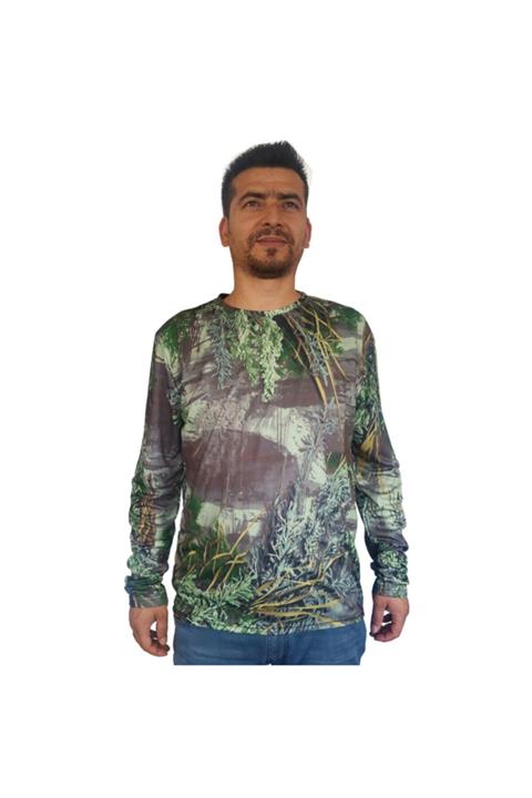 elifeoutdoor Antler Adaçayı Desen Uzun Kollu Tshirt Xxl