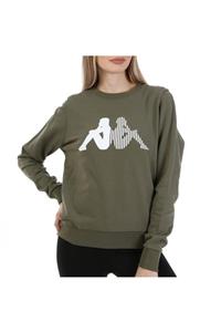 Kappa Kadın Haki Spor Sweatshirt