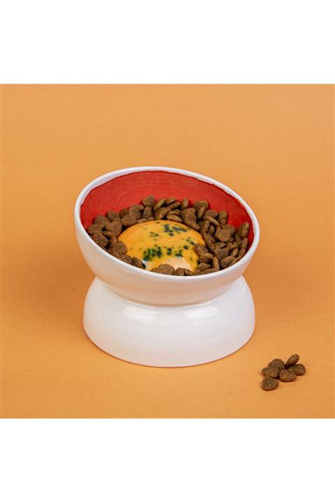 Ponchic Ponchıc El Yapımı Seramık Slow-feed Mama Kabı