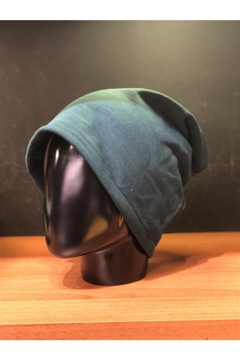 Şapkacımadam Unisex  Haki  Mamasorbatti Dökümlü  Aplikeli  Bol  Bere