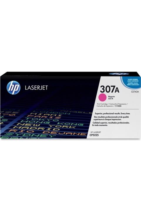 HP 307a Ce743a Cp5220 Cp5225 Kırmızı Orjinal Toner