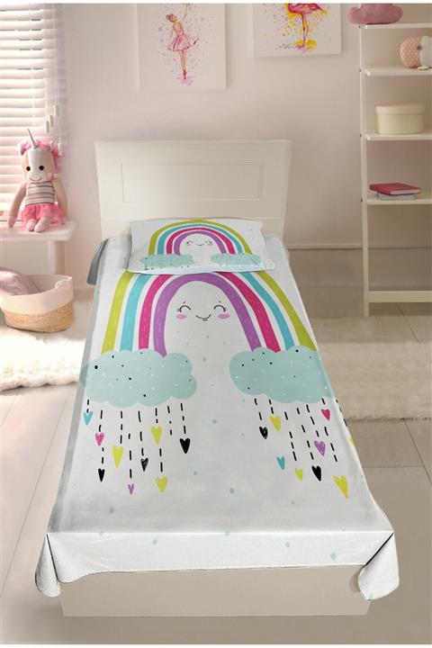 HOMESSA Gökkuşağı Hçi77 Pike&yatak Örtüsü(yastık Kılıflı)
