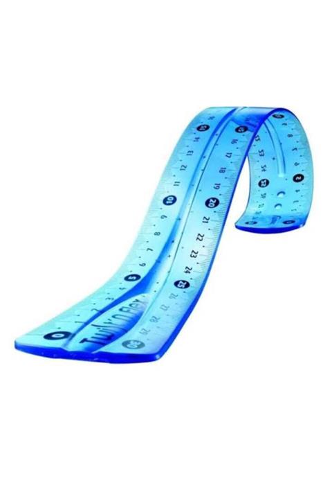 Flexi Mavi Esnek 30 Cm Cetvel