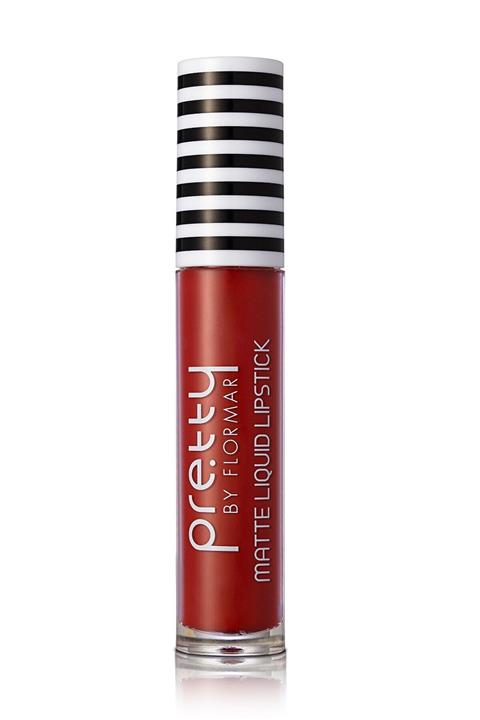 Flormar Pretty Matte Liquid Lipstick Live Vermillion Mat Likit Ruj 08
