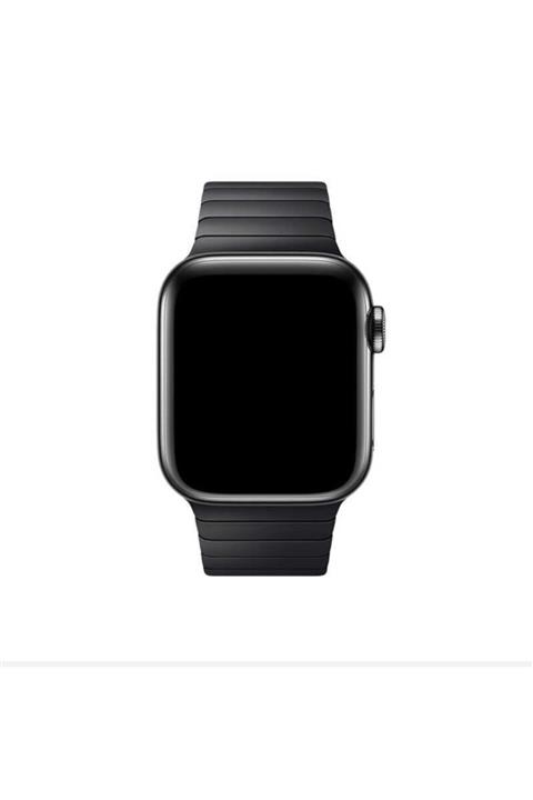 Apple Watch Edition 40 Mm Ayarlanabilir Klipsli Metal Kordon Siyah + Popsocket