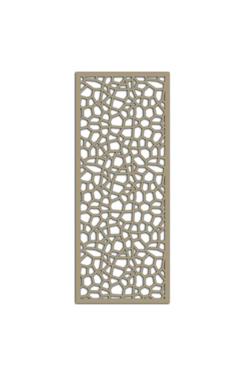 Liar Dekor Liar Ahşap Seperatör (Paravan) - KSP-30 - (18 mm) - (69 cm x 139 cm) - (Ham)