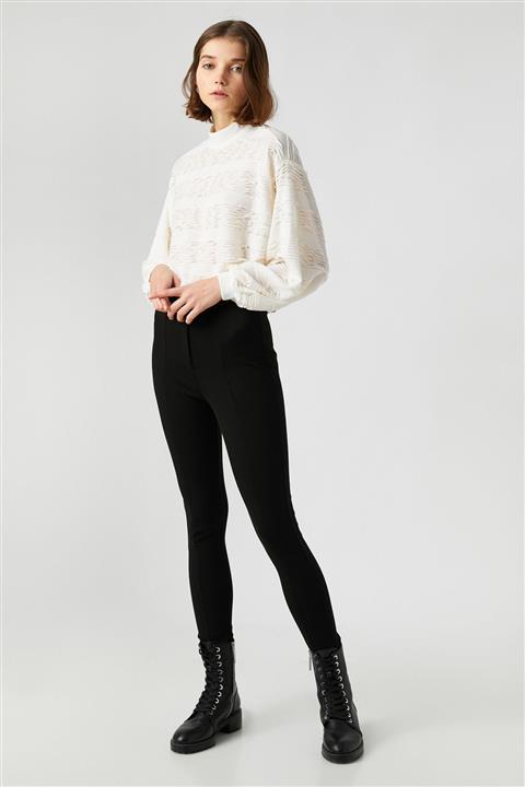 Koton Kadın Siyah Tayt 1KAL48546OK