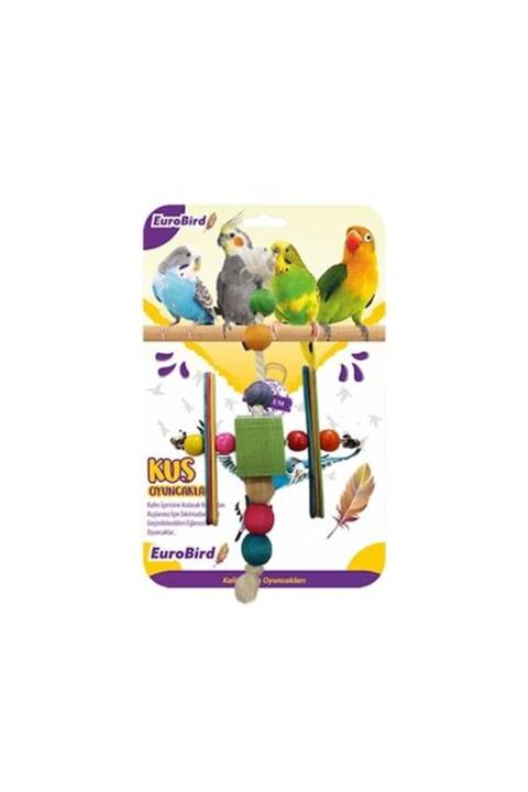 EuroGold Eurobird Kuş Oyuncağı Üçlü Ip Merdiven