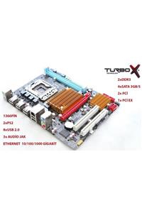 TURBOX WorkTeam TZX-X58 Pro Sata DDR3 1600MHz Usb 2.0 Ses G.Lan 1366P 1.Gen Anakart