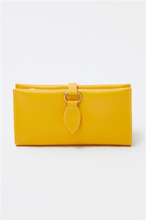 Aqua Di Polo 1987 Kadın Sarı Cüzdan