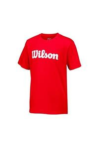 Wilson Script Cotton Tee Kadın T-shirt Wra752504