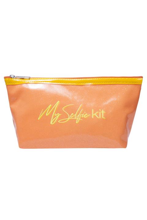Uniqolor My Selfie Kit Açık Turuncu Makyaj Çantası